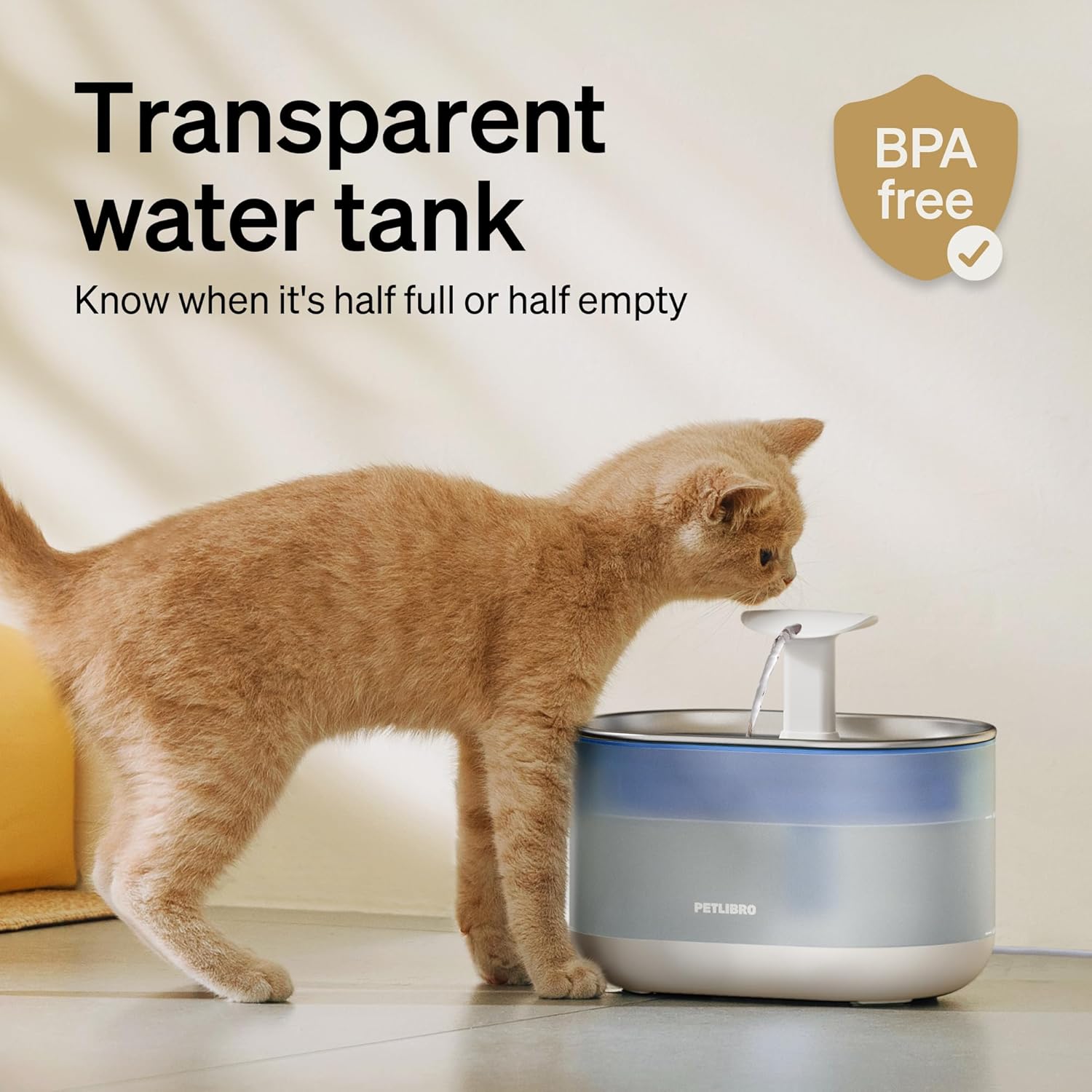 Stainless Steel Pet Water Fountain