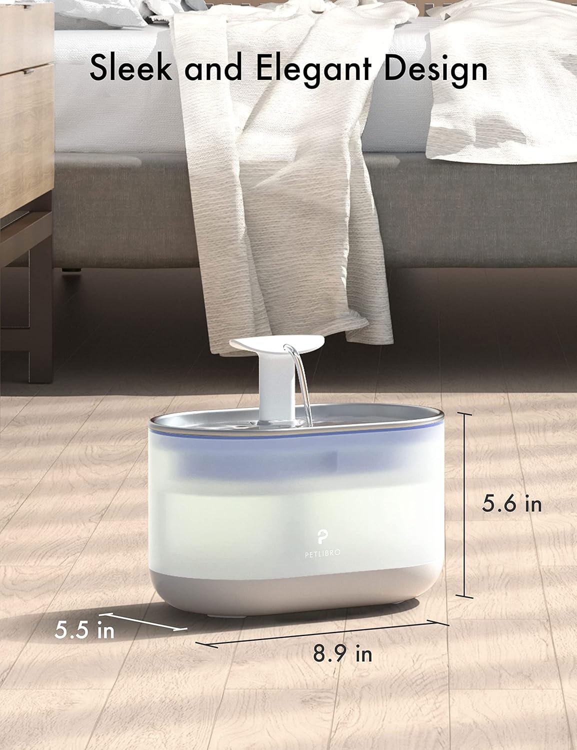 Stainless Steel Pet Water Fountain